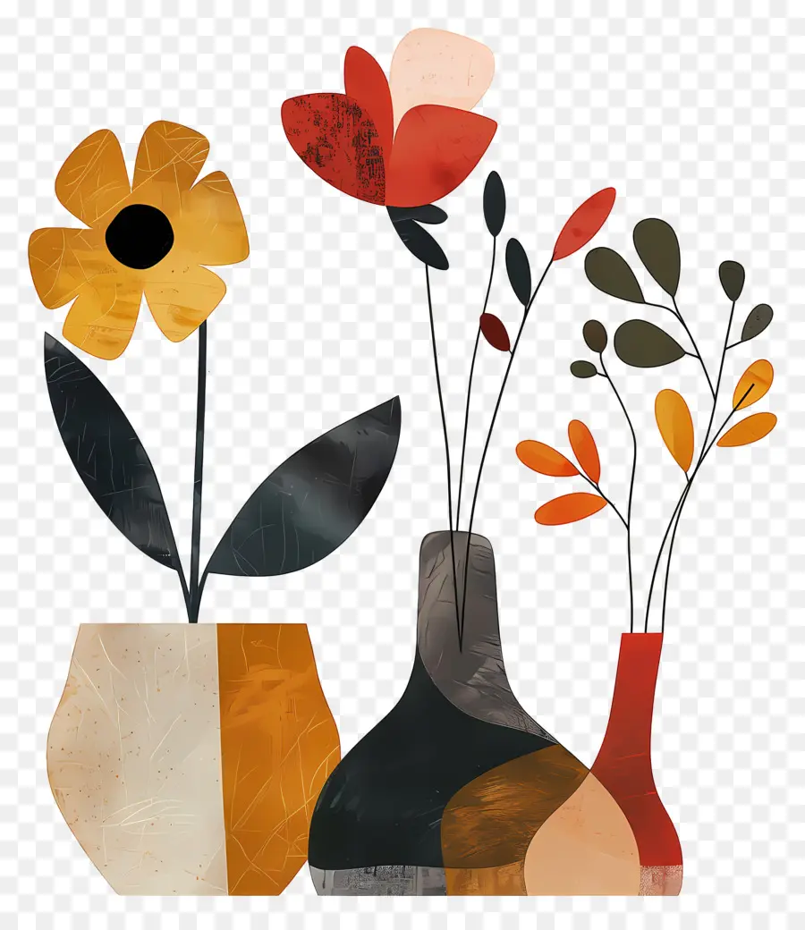 Flores Em Um Vaso，Still Life Pintura PNG