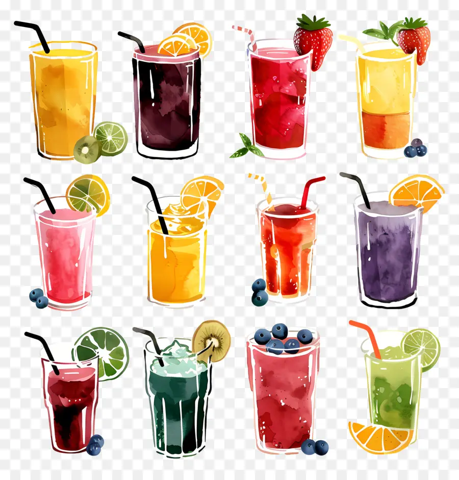 Smoothies，Bebidas De Fruta PNG