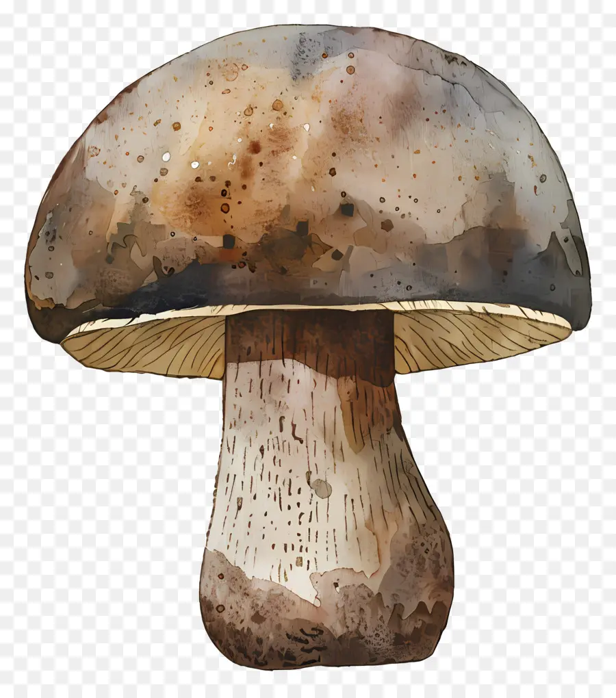 Cogumelo De Boletus，Pintura Em Aquarela PNG