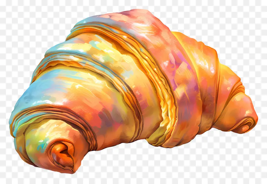 Croissant，Pastelaria Francesa PNG