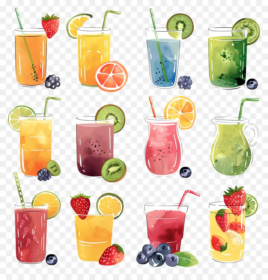 Smoothies，Smoothie De Frutas PNG