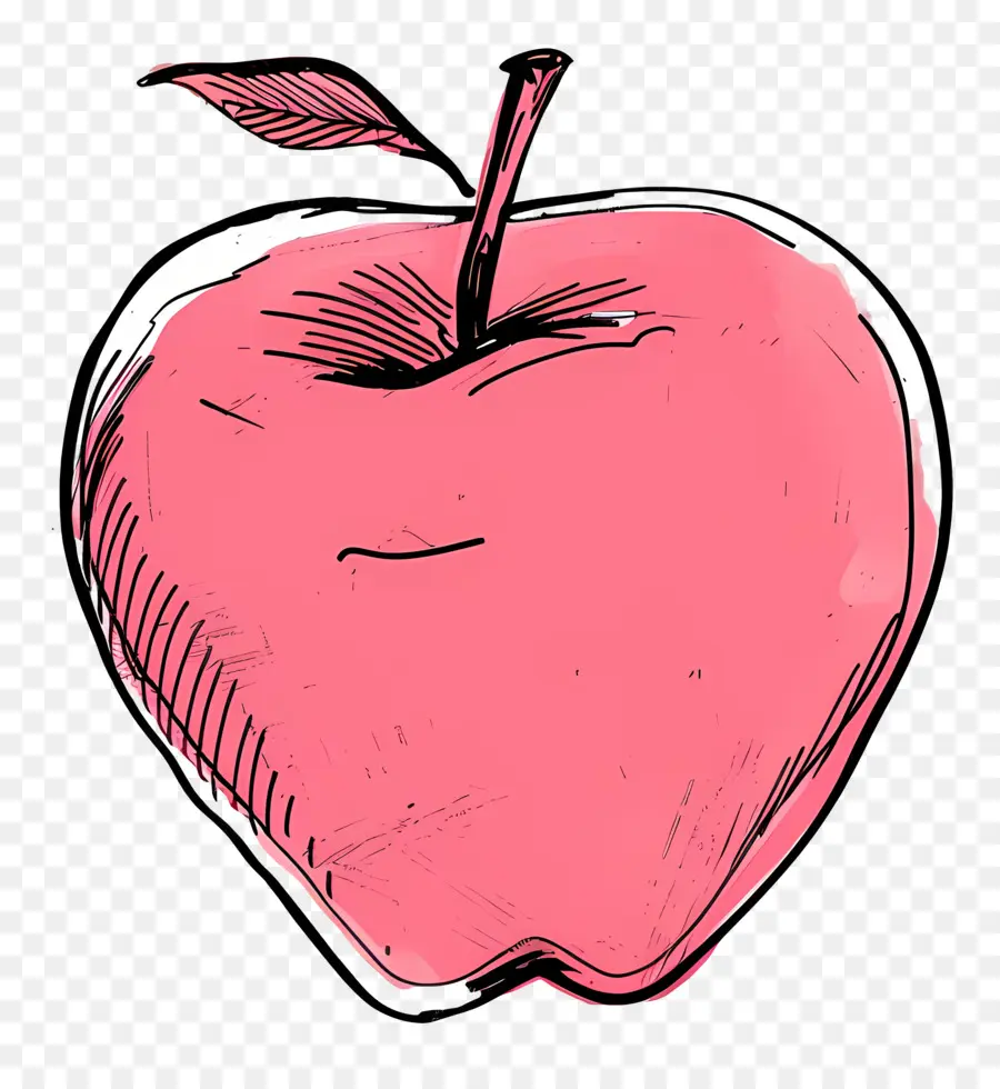 Desenho Animado Da Apple，A Red Apple PNG