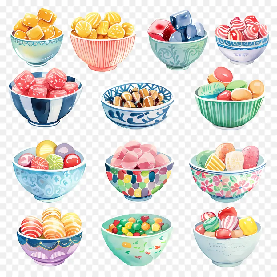 Uma Tigela De Doces，Candy PNG