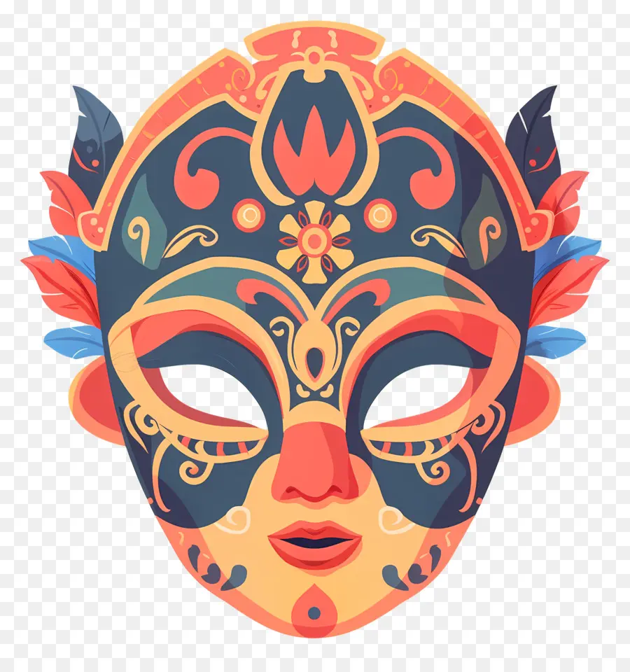 Máscaras Venezianas，Máscara Tradicional PNG