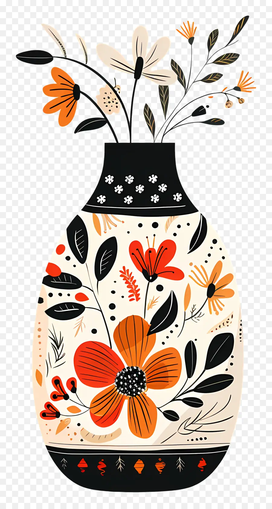 Vaso Decorativo，Arranjo De Flores PNG