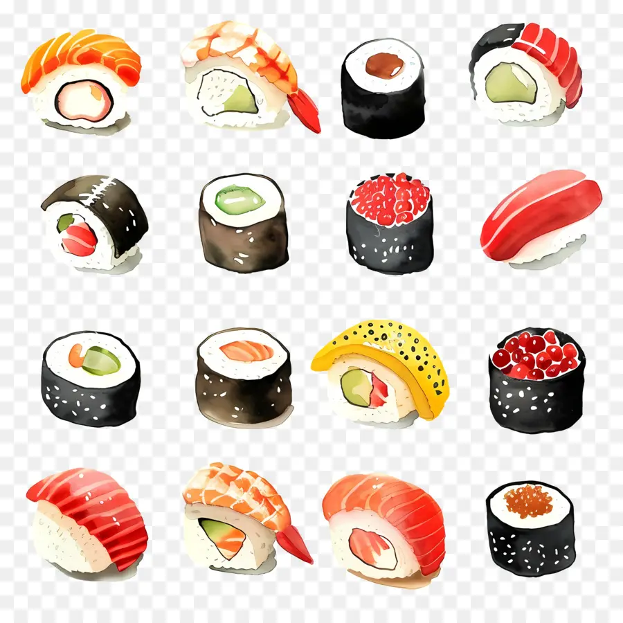 Sushi，Culinária Japonesa PNG