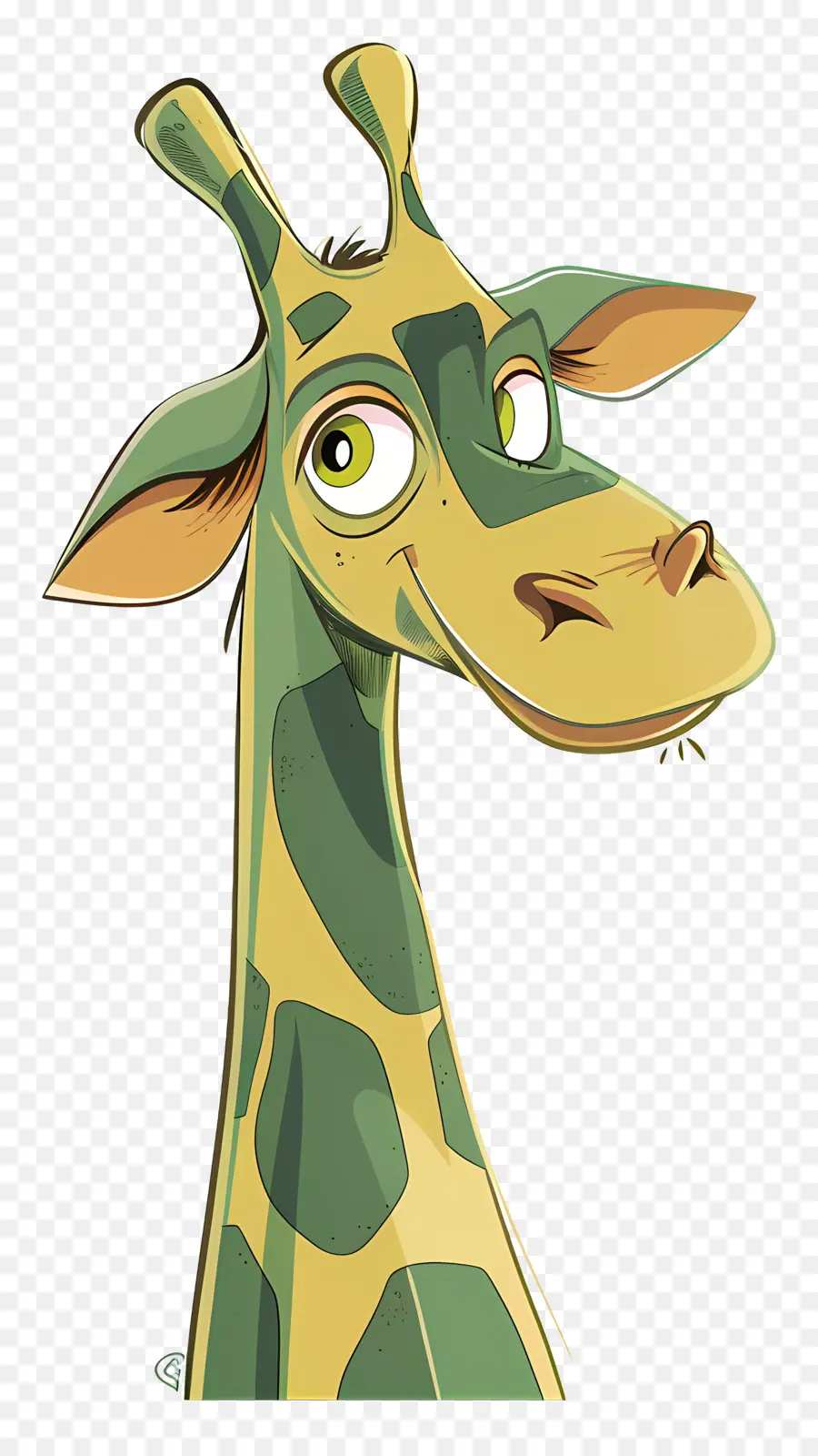 Cartoon Girafa，Girafa PNG