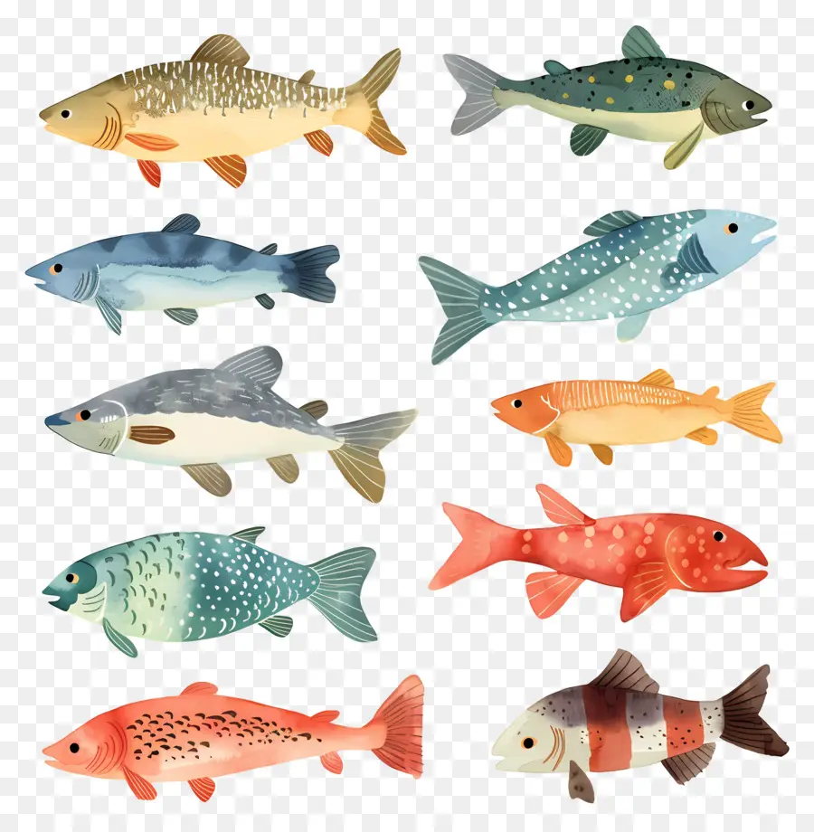 Peixe，Colorido PNG