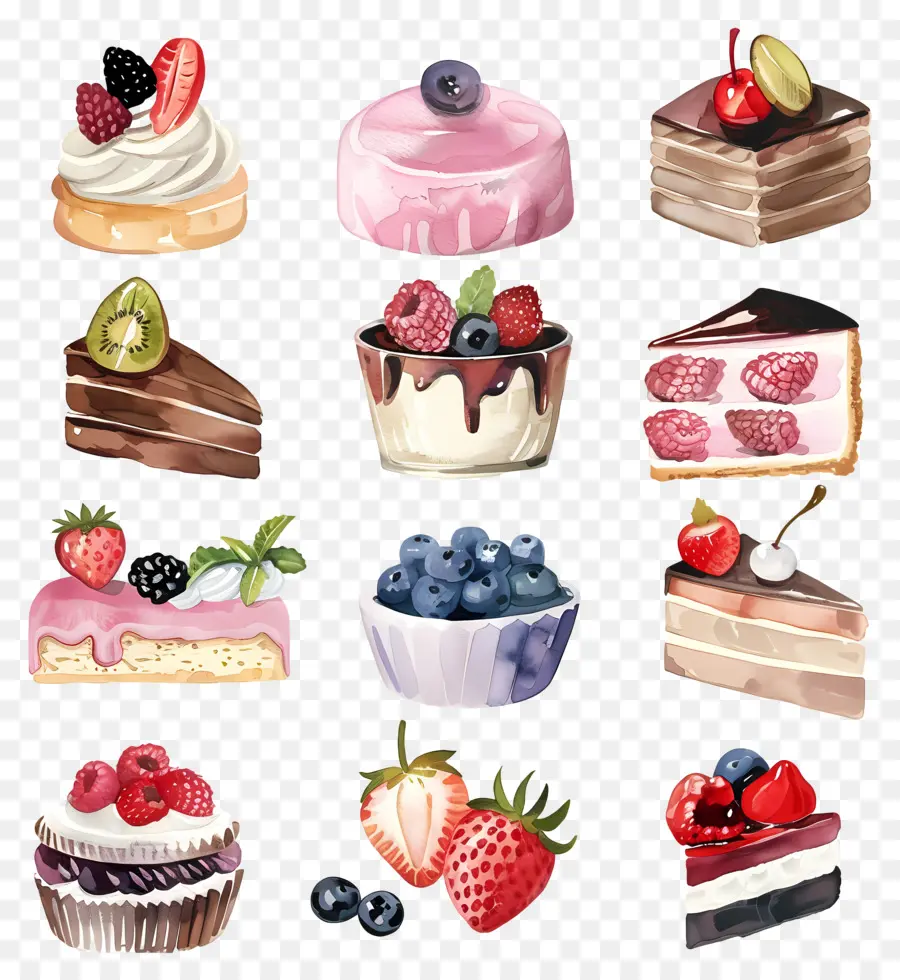 Sobremesa，Cupcakes PNG