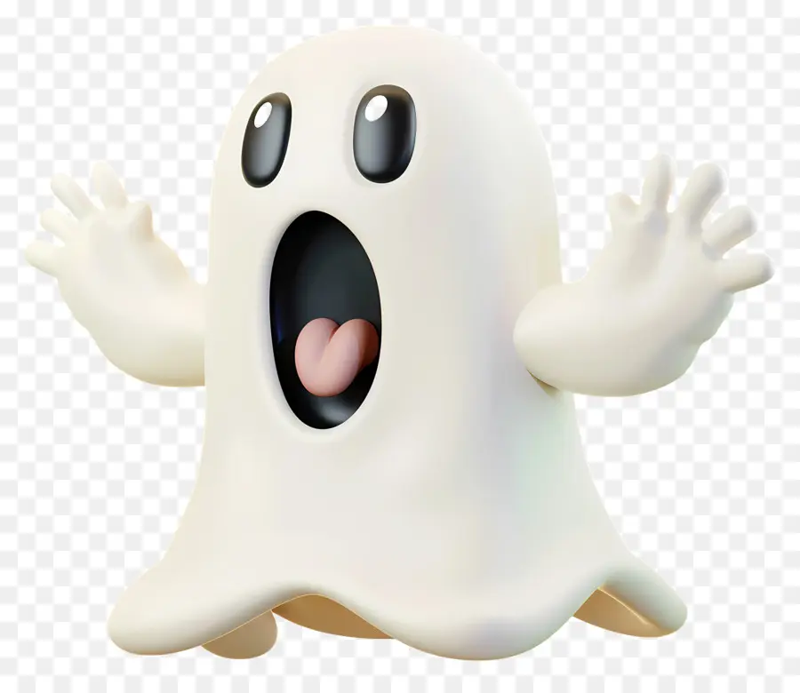 3d Fantasma Assustada，Ghost PNG