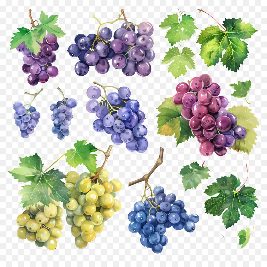 Uvas，Roxo PNG