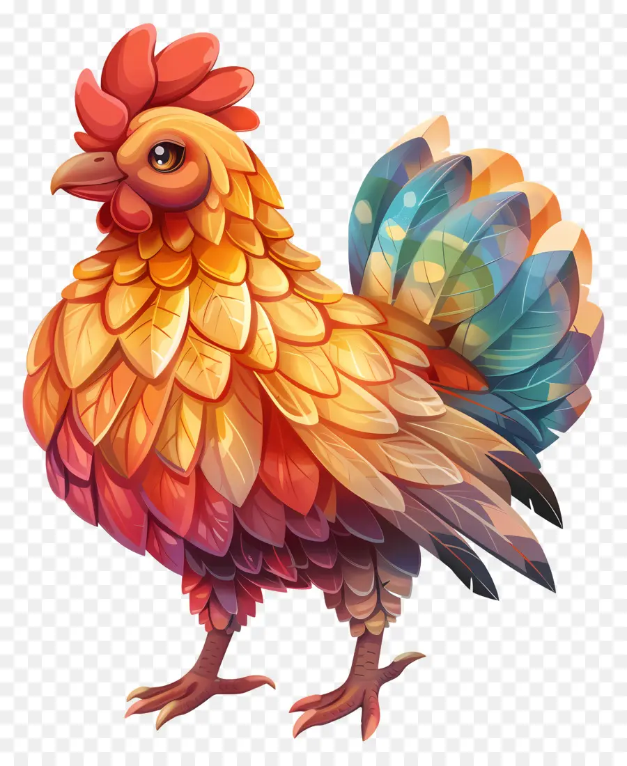 Frango，De Pé PNG