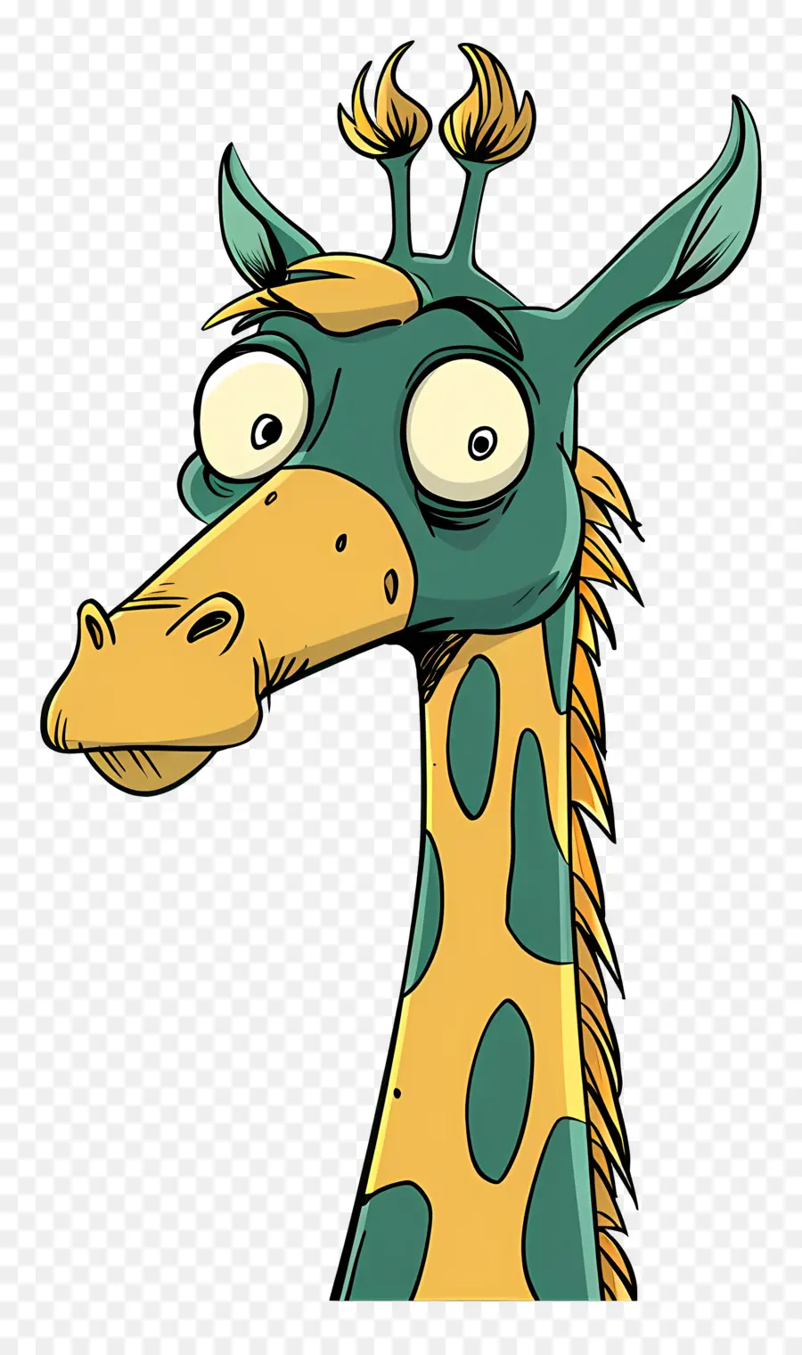 Cartoon Girafa，Girafa PNG