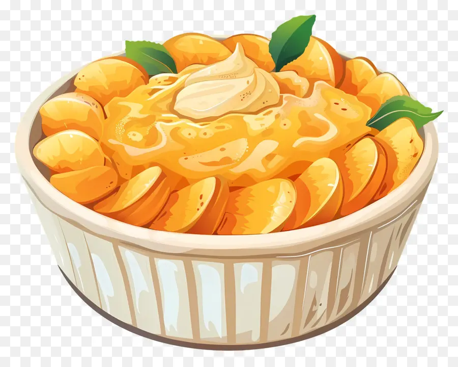 Peach Cobbler，Batatas PNG