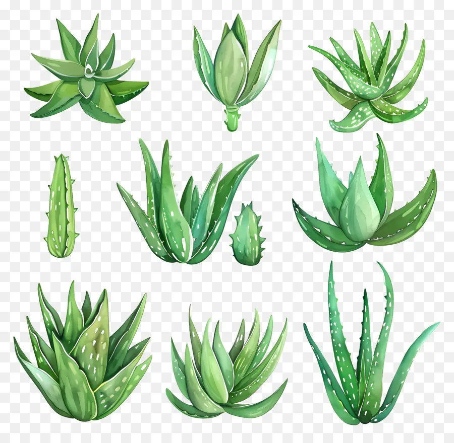 Aloe Vera，Plantas PNG