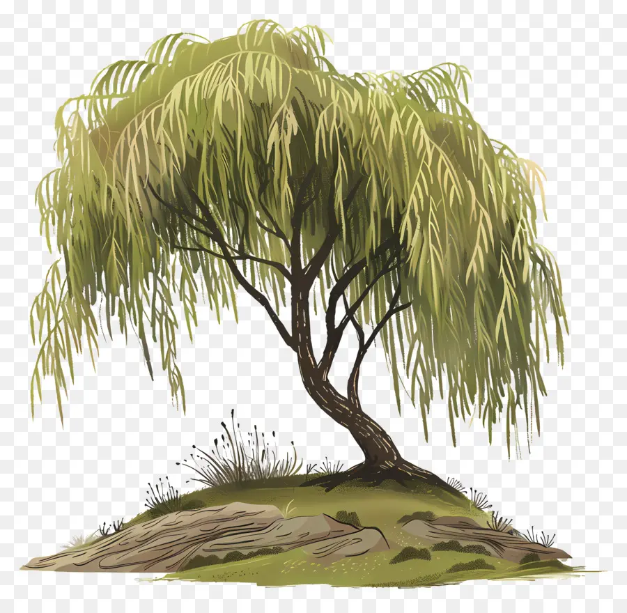 Salgueiro，Weeping Willow Tree PNG