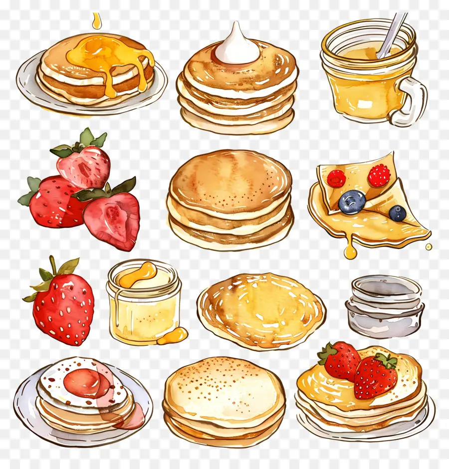 Pancake，Panquecas PNG