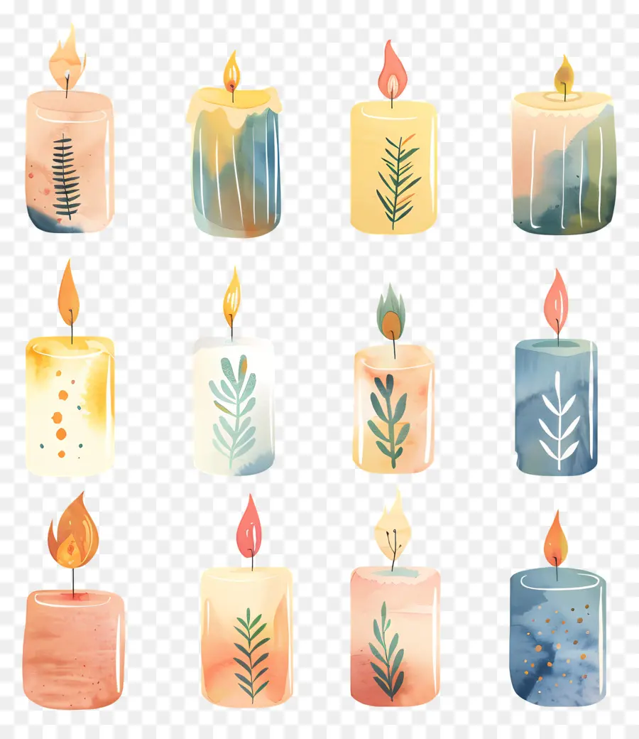 Velas，Chama PNG