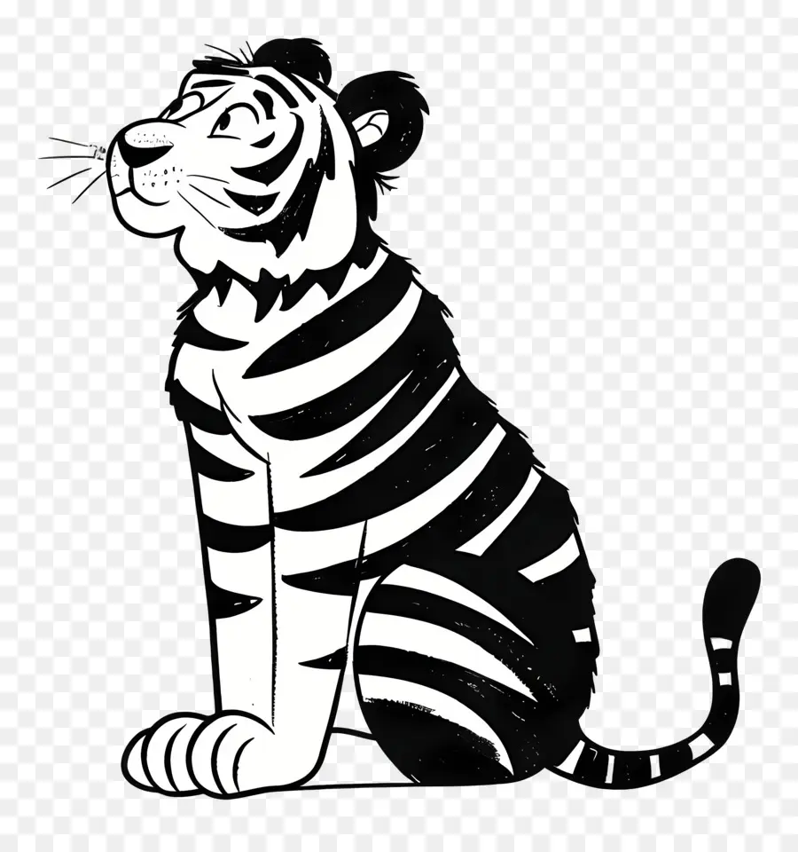 Cartoon Tigre，Tigre PNG