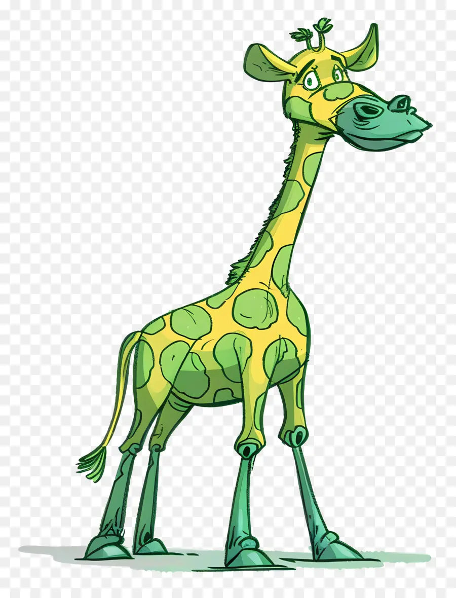 Cartoon Girafa，Girafa PNG