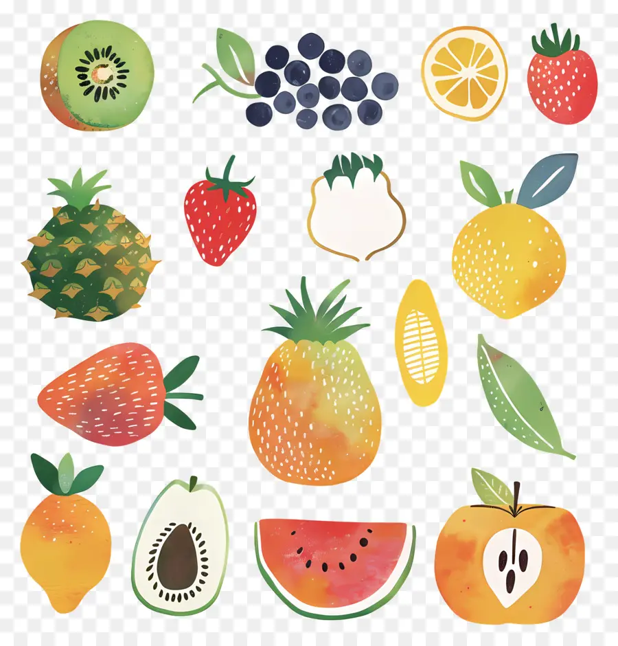 Fruits，Frutas PNG