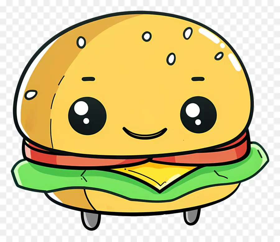 Cartoon Hamburger，Burger De Desenhos Animados PNG