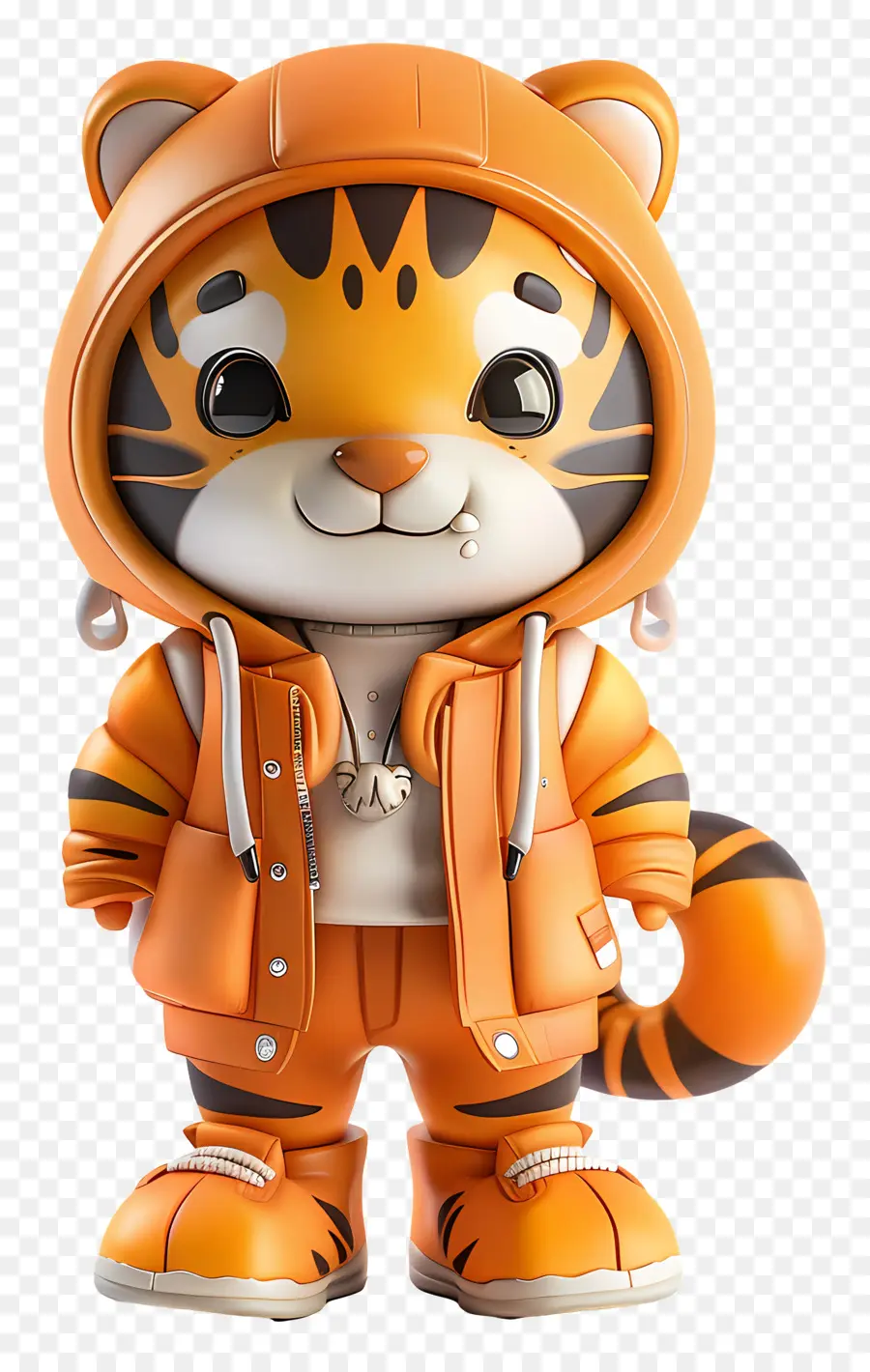 3d Tiger，Cartoon Tigre PNG