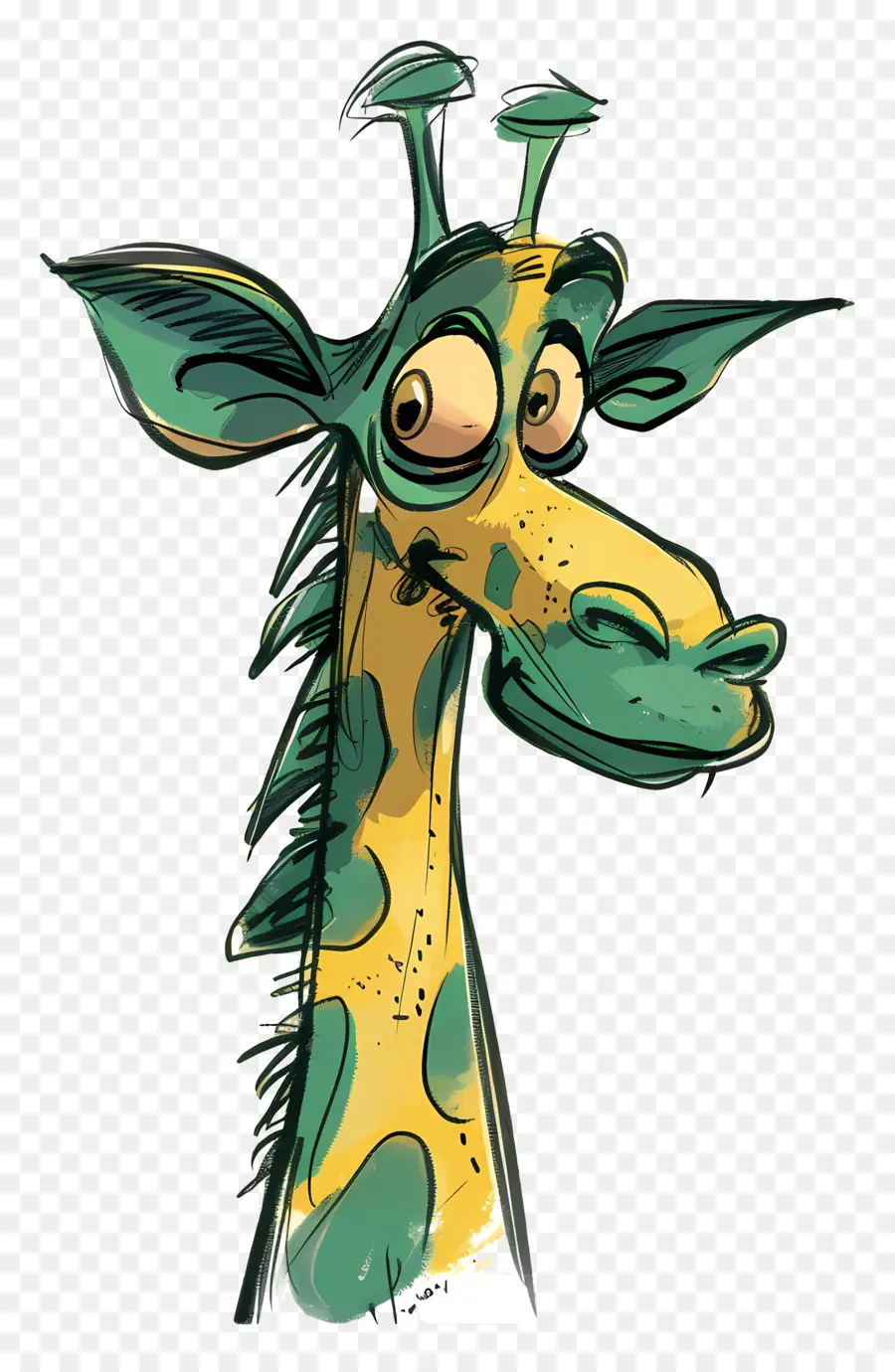 Cartoon Girafa，Girafa PNG