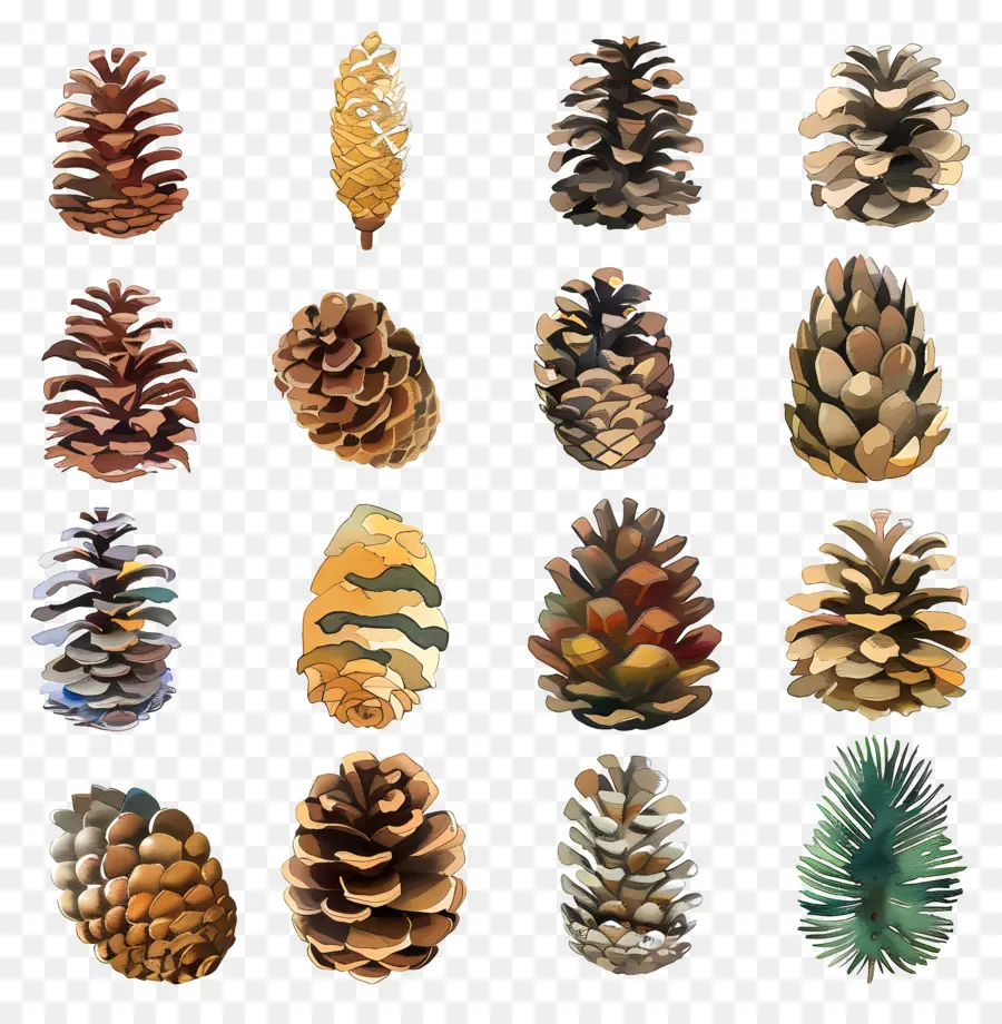 Pinecone，Pinecones PNG