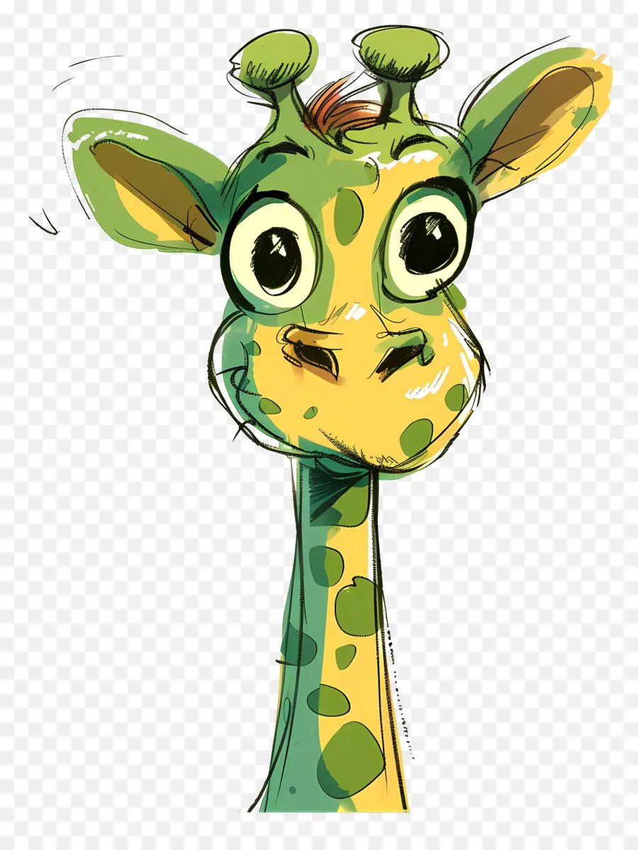 Cartoon Girafa，Girafa PNG