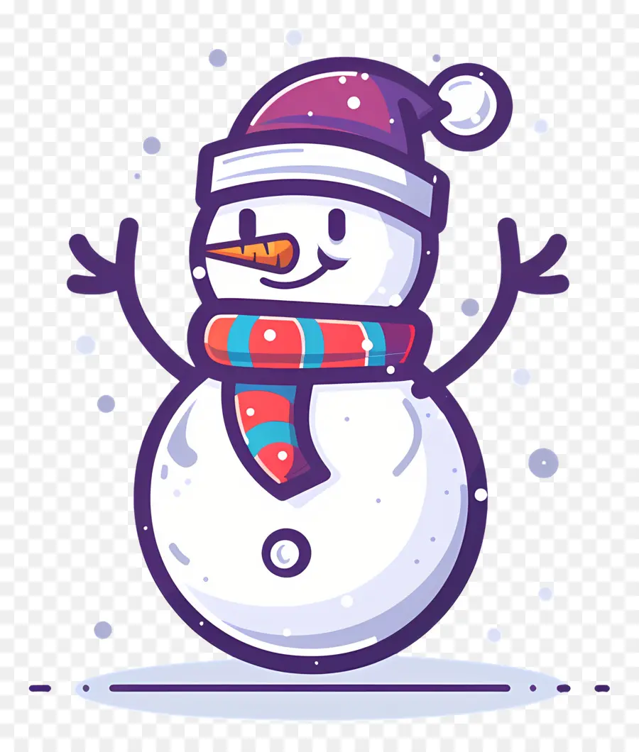 Boneco De Neve，Chapéu De Papai Noel PNG