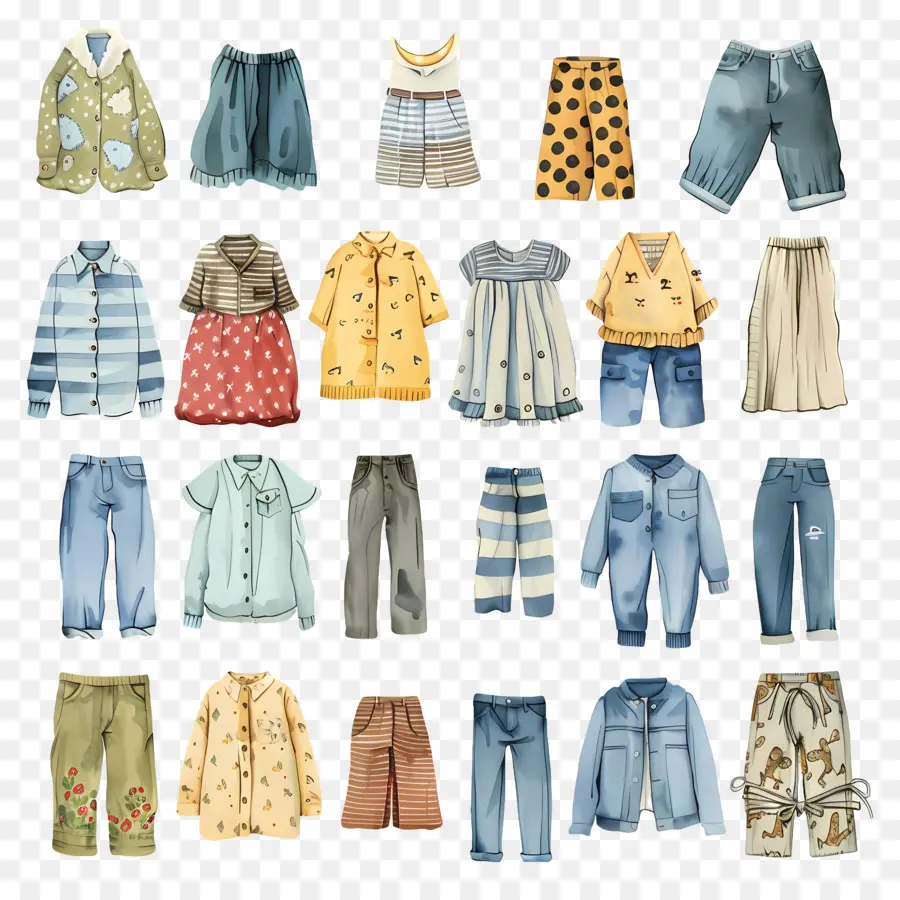 Clothes，Roupas De Jeans PNG