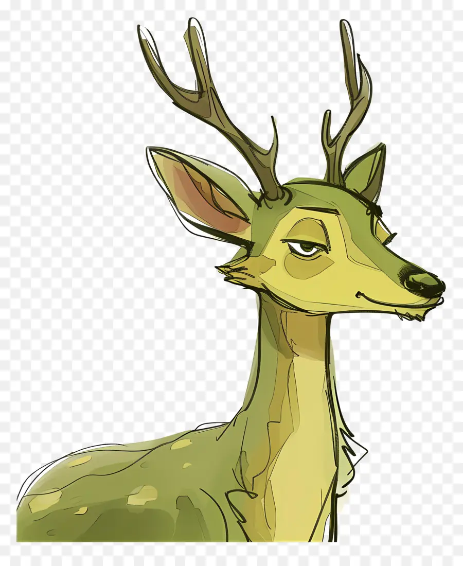 Cartoon Veado，Deer PNG