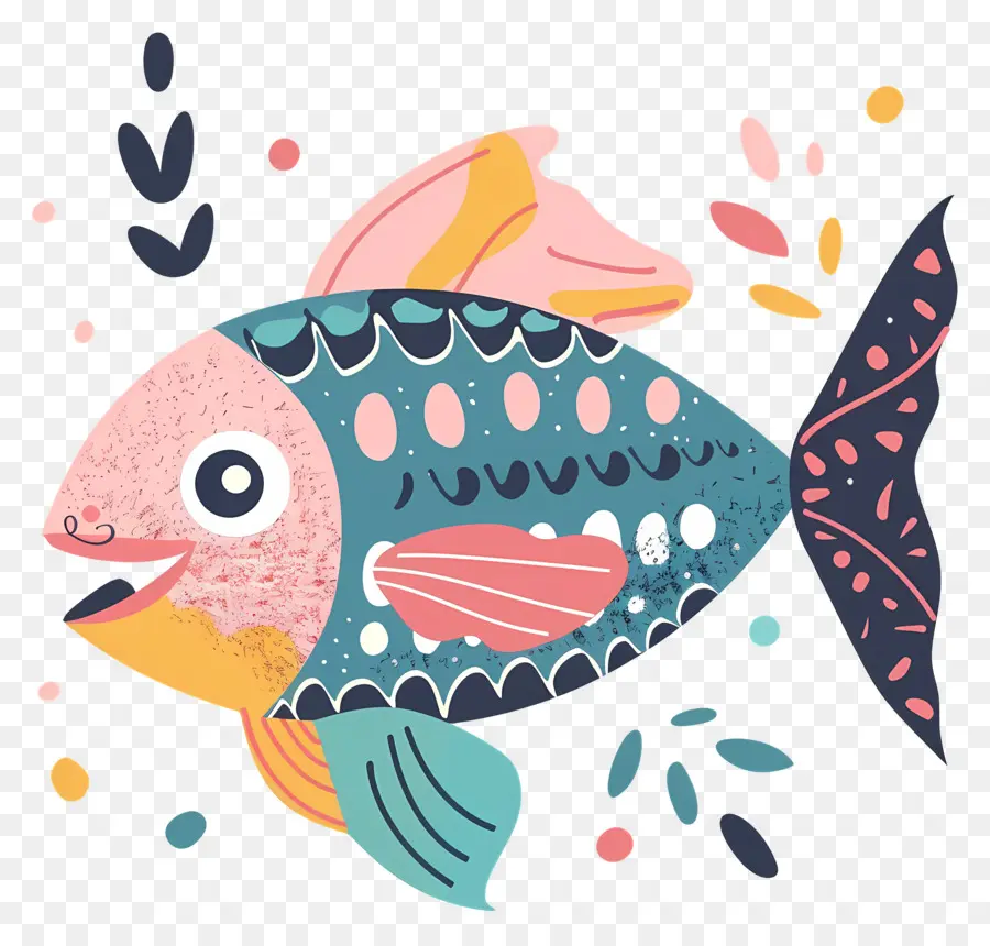 Peixe Bonito，Peixes Coloridos PNG