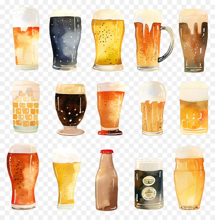 Cerveja，Cerveja óculos PNG