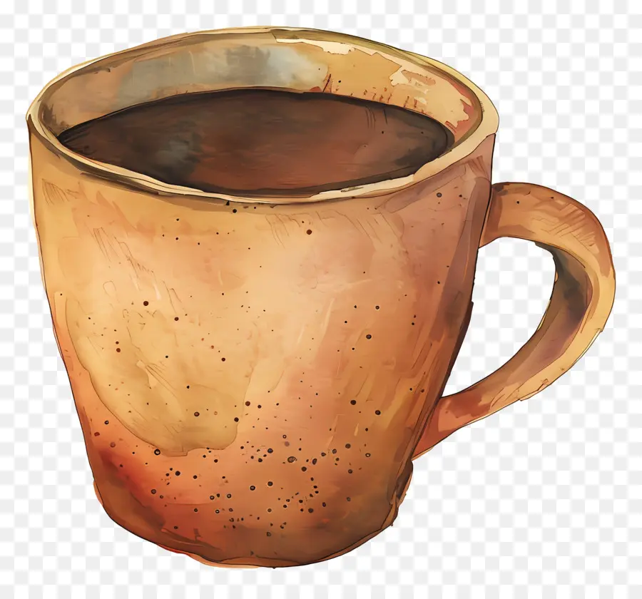 Xícara De Café，Pintura PNG