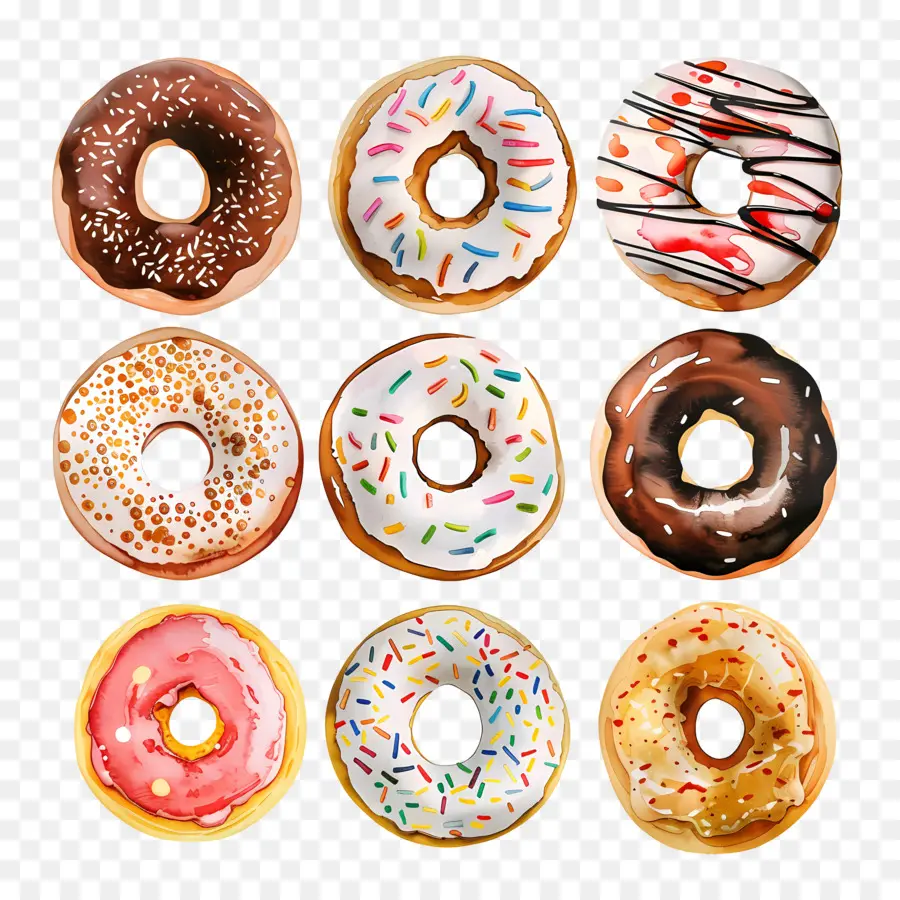 Donut，Doughnuts PNG