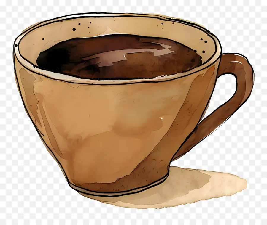 Xícara De Café，Taça De Cerâmica PNG