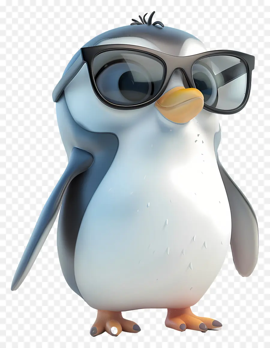 3d Little Penguin，Penguin PNG