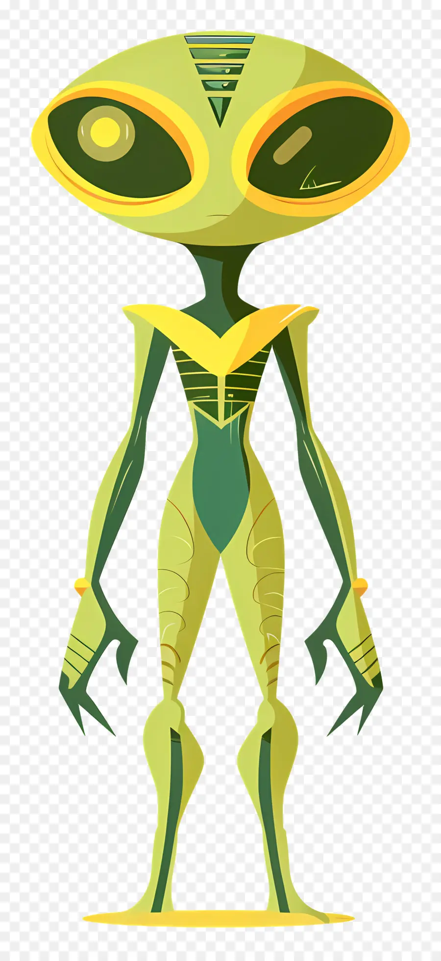 Cartoon Alienígena，Alien PNG