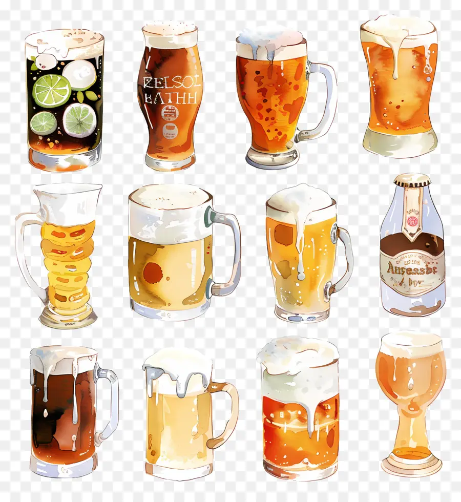 Cerveja，Cerveja óculos PNG