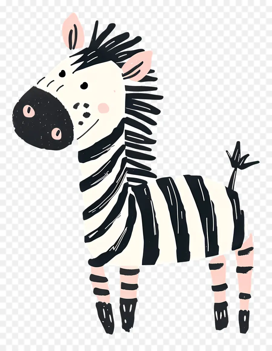 Zebra，Cartoon PNG