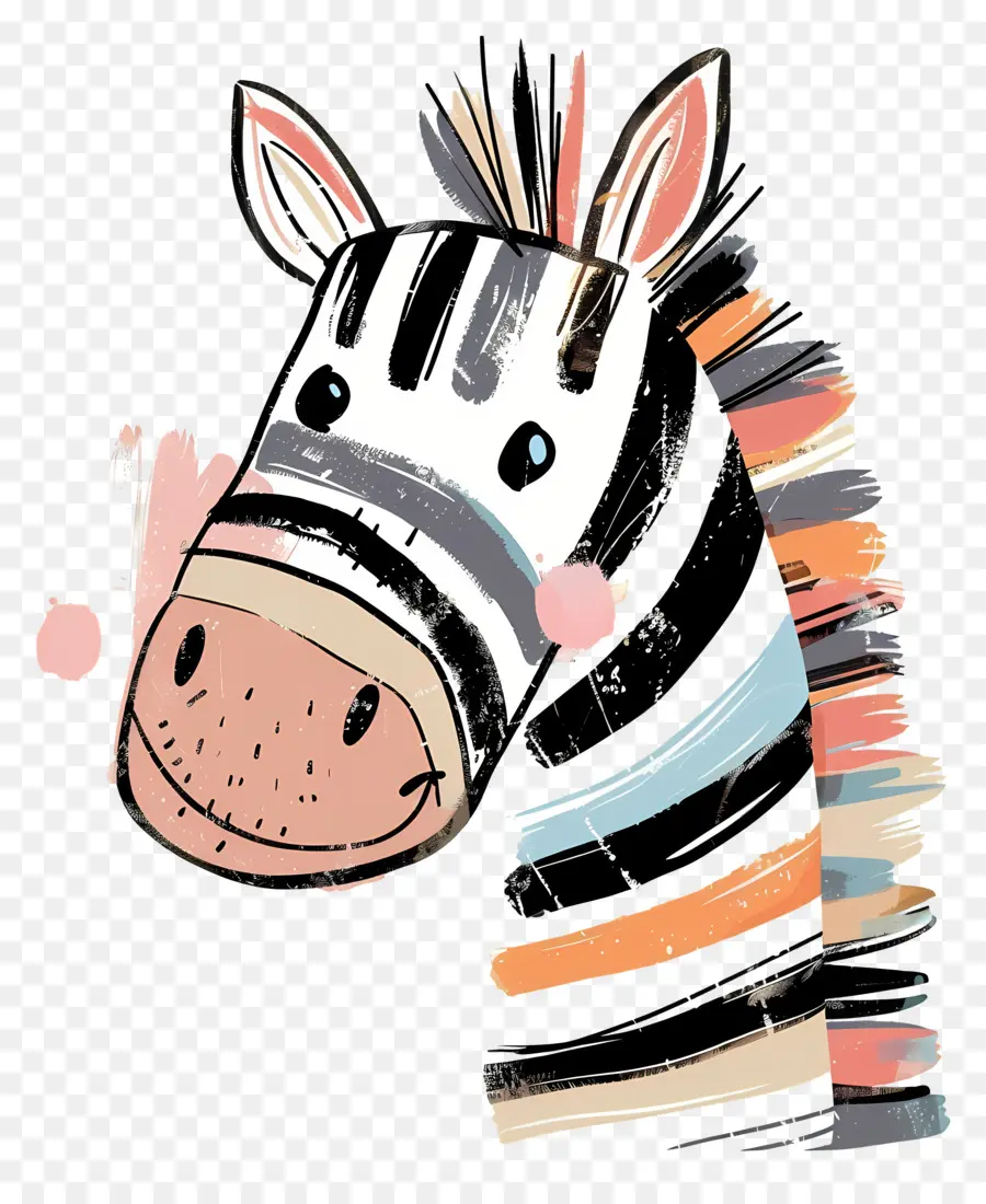 Zebra，Padrão Listrado PNG