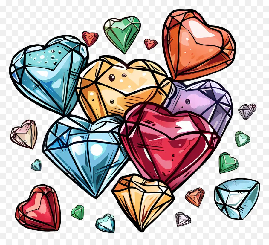 Diamantes，Pedras Preciosas PNG