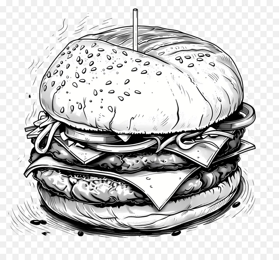 Burger，Hamburger PNG