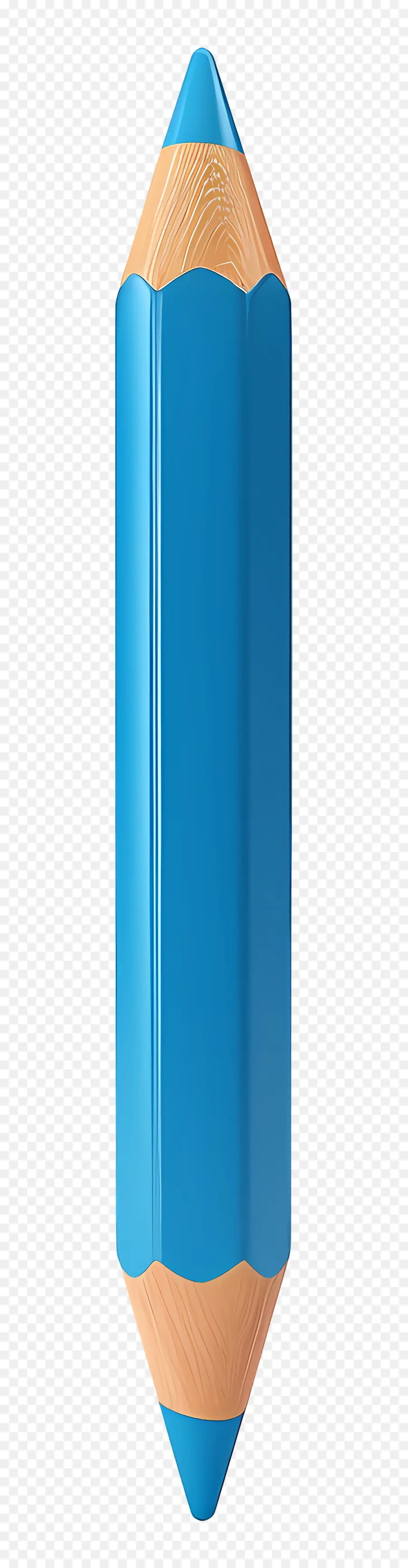 Lápis 3d，Objeto Azul PNG