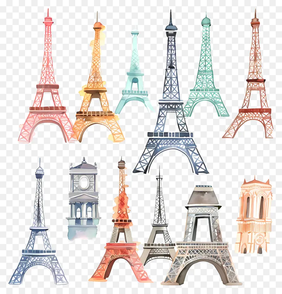 Torre Eiffel，Edifícios PNG