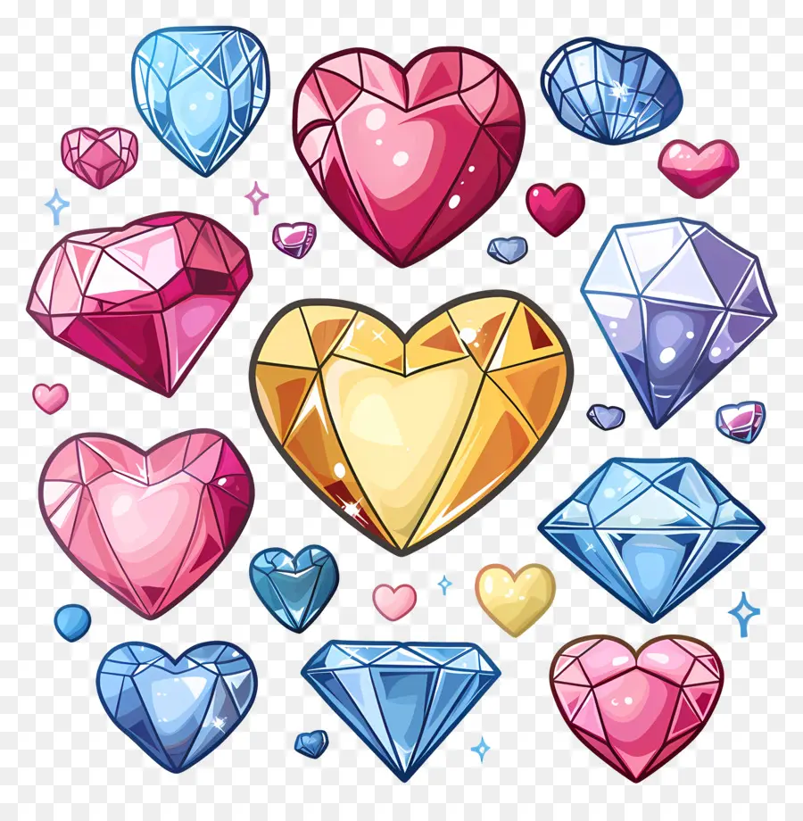 Diamantes，Gemas PNG