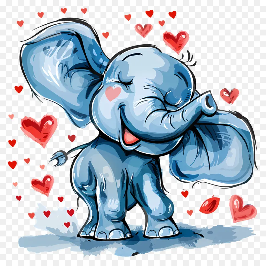 Elefante，Cartoon PNG