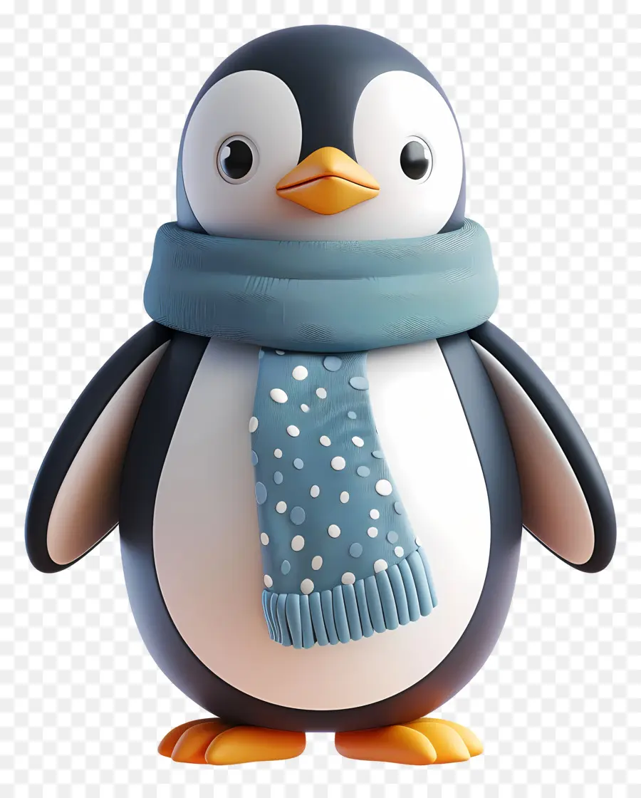 3d Little Penguin，Penguin PNG